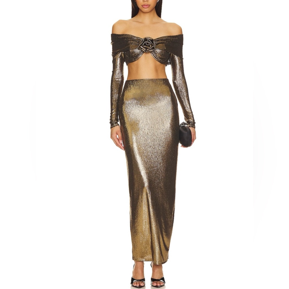 CAMILA COELHO LEANDRA TOP AND MAXI SKIRT.